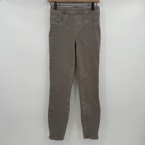 Spanx Jeggings Women Small Gray Stretch Slim Skinny Mid Rise Jeans Pants Casual